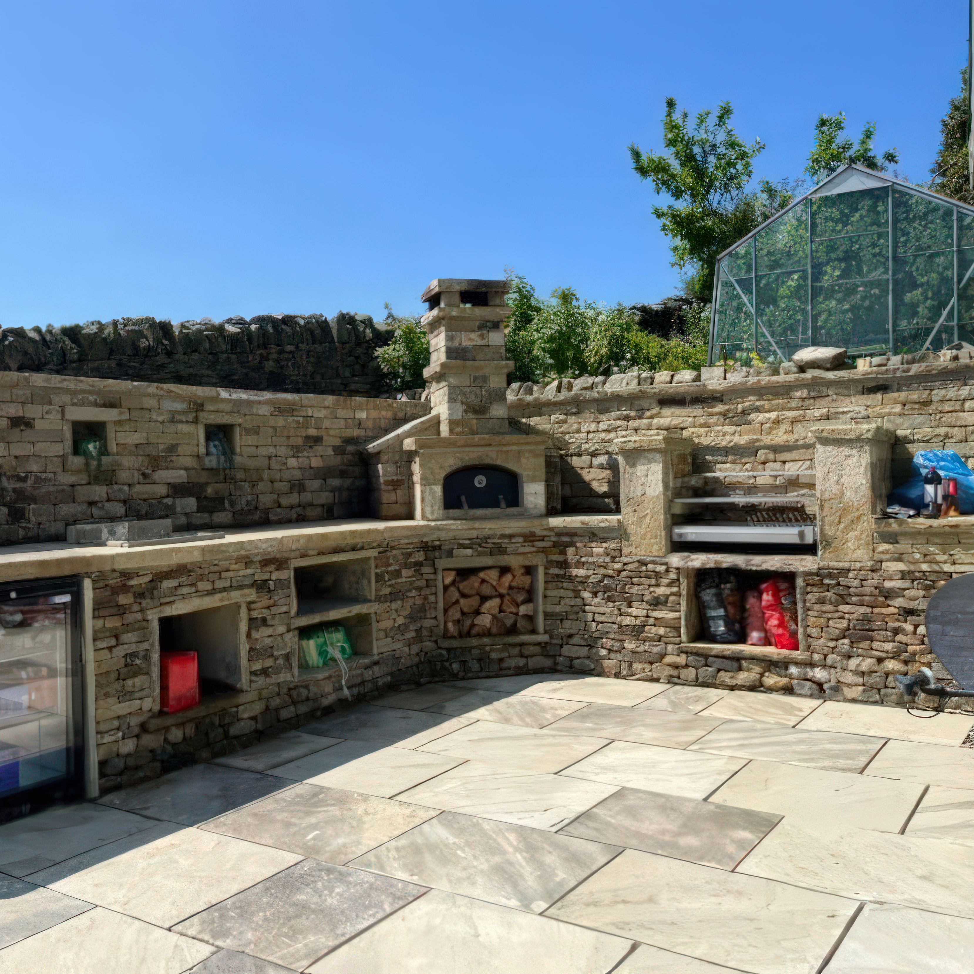 dry stone wall bespoke feature